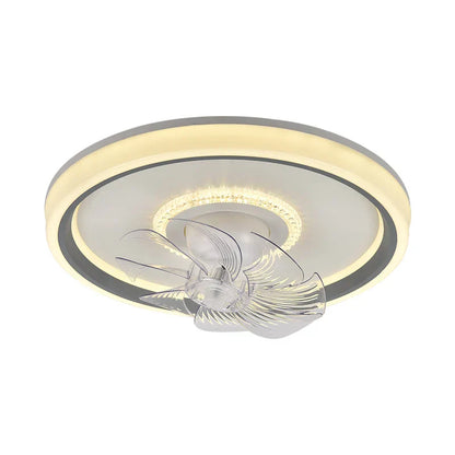 DecorBites™ 6-Speed LED Ceiling Fan Light for Living Room - 360° Rotation