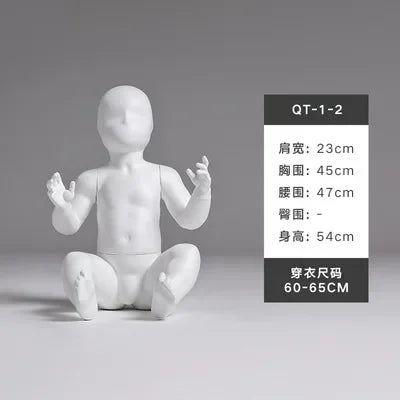 DecorBites™ Kids Full Body Mannequins for Children's Clothing Store - Child Display Stands