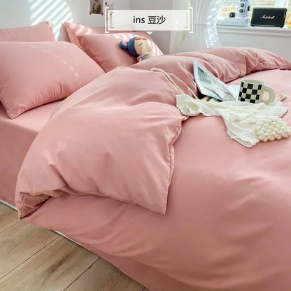DecorBites™ Comfort King Size Bedding Set: Soft Duvet Cover & Pillowcases, Affordable & Durable