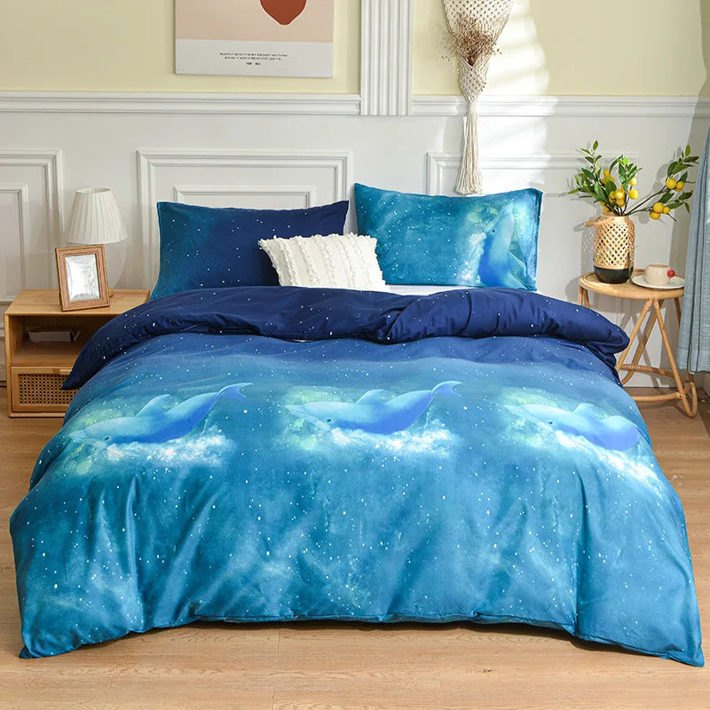 DecorBites™ Leopard Print Bedding Set - Duvet Cover, Bed Sheets, Pillowcases