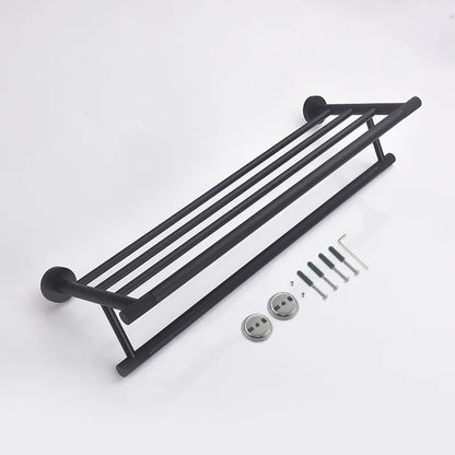 DecorBites™ Bathroom Hardware Set: Towel Rack, Toilet Brush, Paper Holder, Soap Dispenser, Towel Bar, Hook