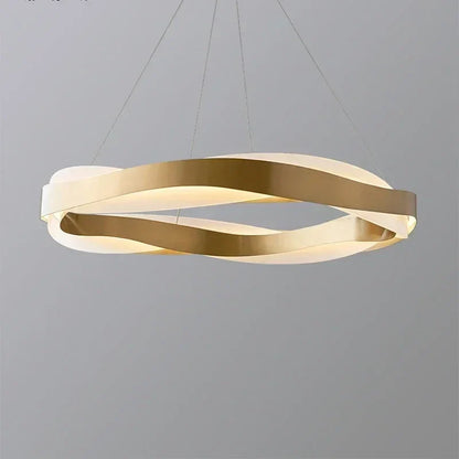 DecorBites™ Elegant Black Circle Chandeliers | Luxury Acrylic Pendant Light for Home Living Room