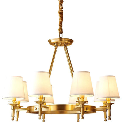 DecorBites™ Copper American Chandelier: Luxury Modern Living Room, Dining Room, Bedroom Light