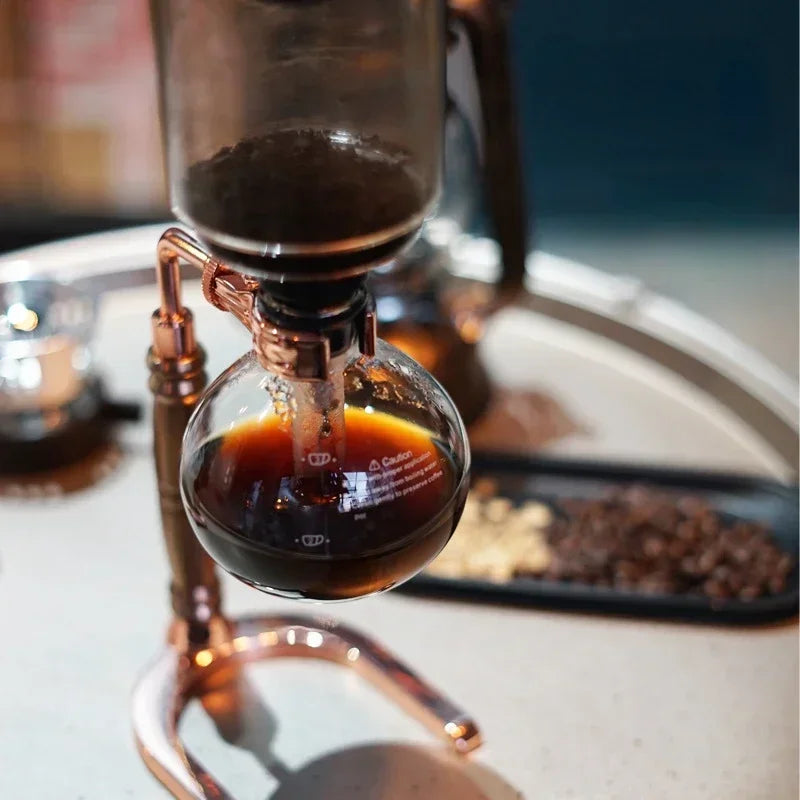 DecorBites™ Coffee Jug Siphon Maker Tea Pot Percolator Barista Tools Kit Kitchen Dining