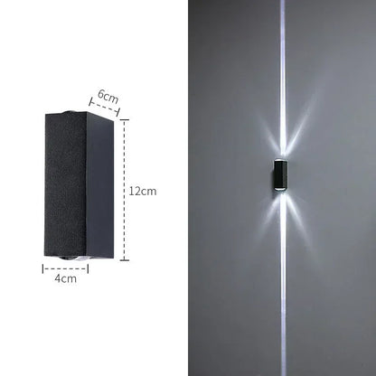 DecorBites™ Aluminum Waterproof Porch Spot Wall Lamp: High Power Indoor Outdoor Light