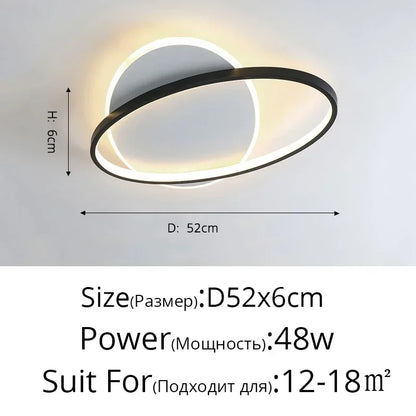 DecorBites™ LED Ceiling Lights for Home Decor Luster Indoor Lighting