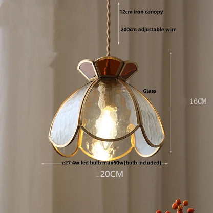 DecorBites™ Clear Glass LED Pendant Lights for Modern Home Decor and Restaurant, 200cm Wire