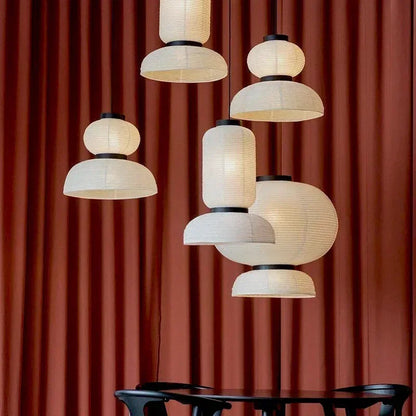 DecorBites™ Japanese Paper Pendant Lights Dining Room Chandelier