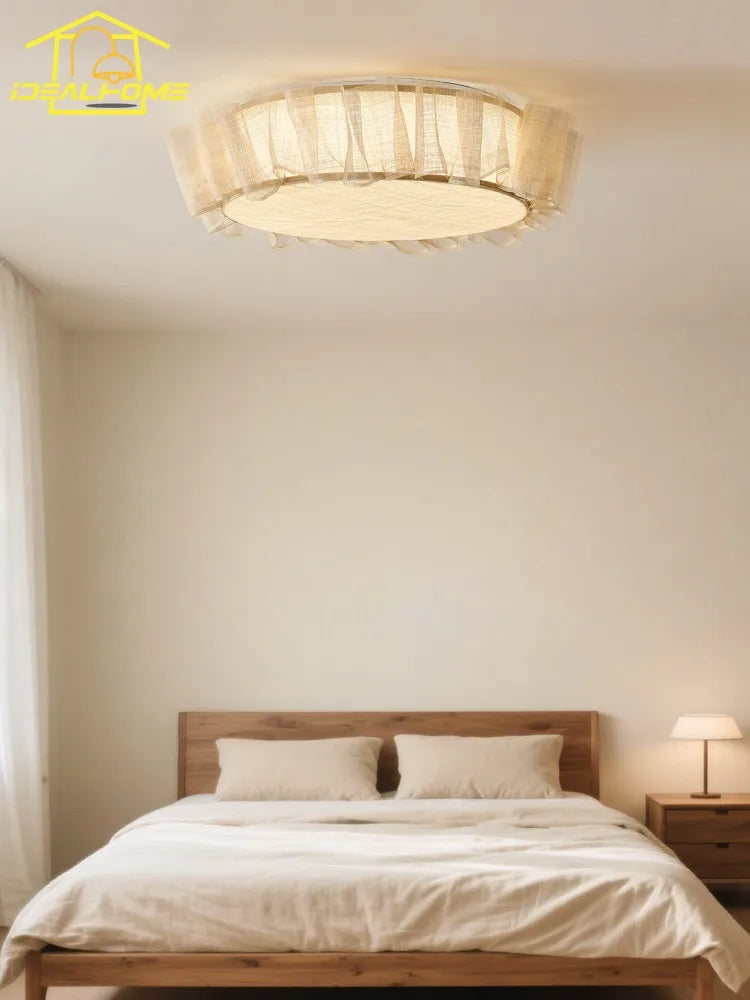 DecorBites™ Cream Wind LED Ceiling Light- Modern French Design for Home Decor