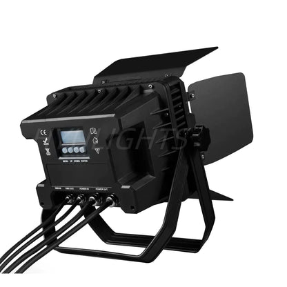 DecorBites™ 24x18W RGBWA UV LED Wall Wash Flood Light with Barn Doors