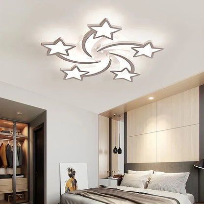DecorBites™ LED Acrylic Chandelier Lights with Remote for Home Indoor Lighting