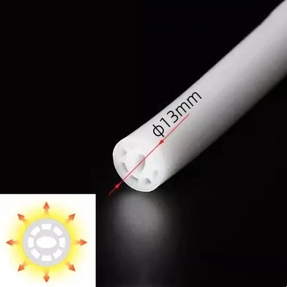 DecorBites™ Black Silicone Tube LED Neon Light for Outdoor Flexible Strip Lights