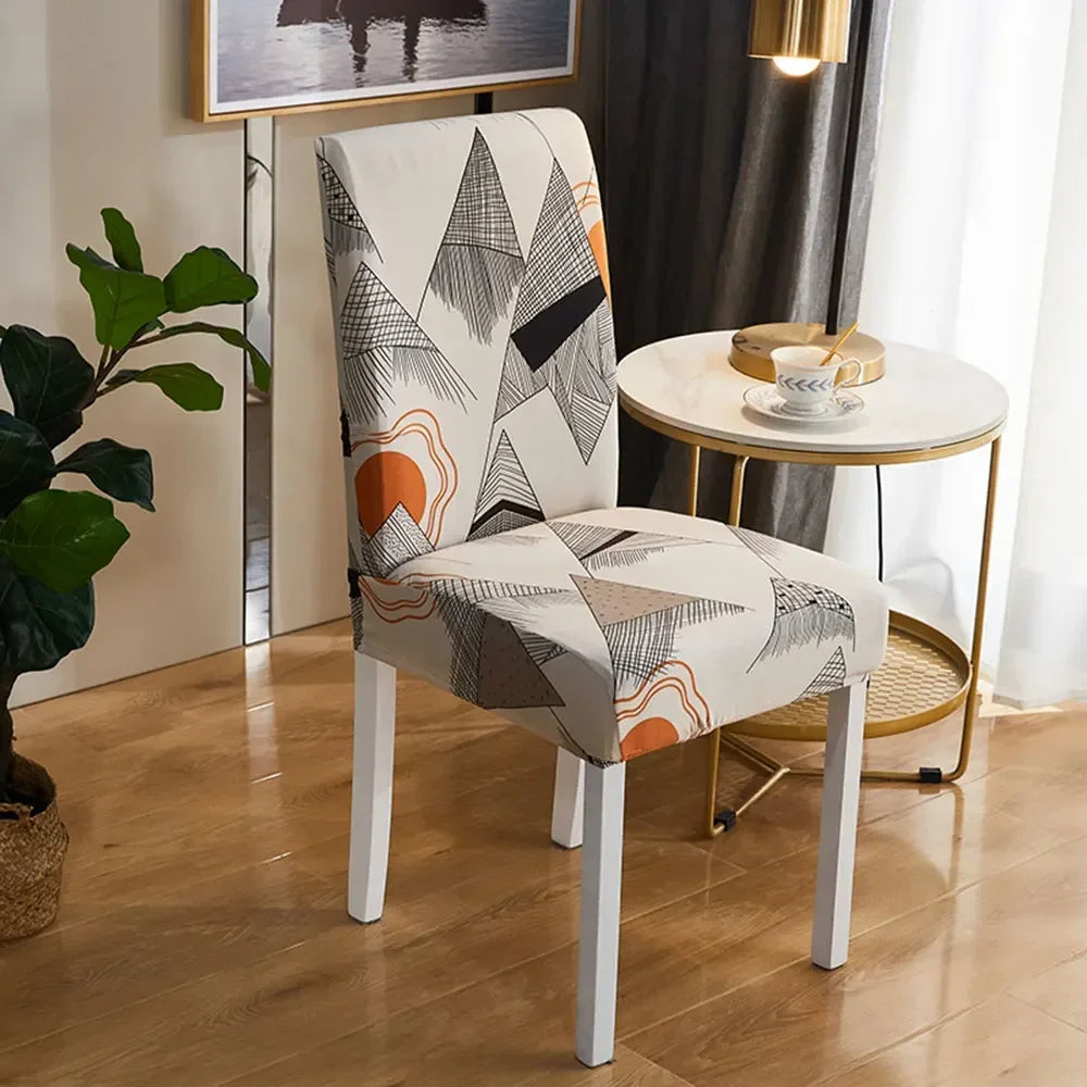 DecorBites™ Bohemian Mandala Stretch Chair Cover Slipcovers - Elastic Seat Case for Banquets