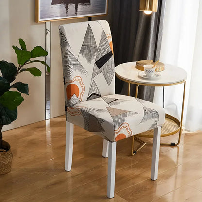 DecorBites™ Bohemian Mandala Stretch Chair Cover Slipcovers - Elastic Seat Case for Banquets
