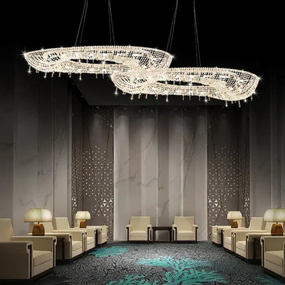 DecorBites™ Crystal Chandelier Luminaire Indoor Lighting Fixture Luxury Design