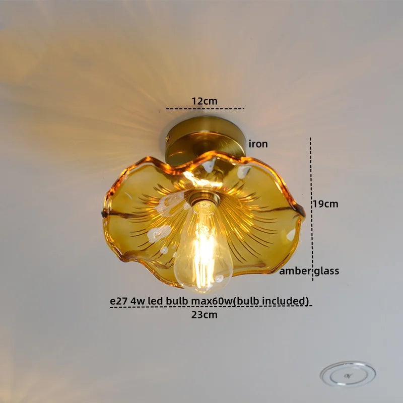 DecorBites™ LED Glass Ceiling Lamp Modern Indoor Lighting Fixture