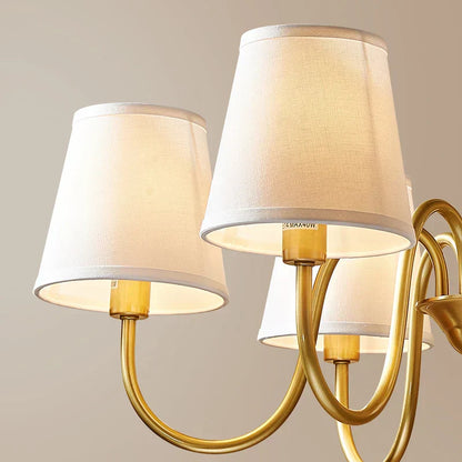 DecorBites™ Copper American Chandelier: Modern Luxury for Living Room, Bedroom, and Restaurant