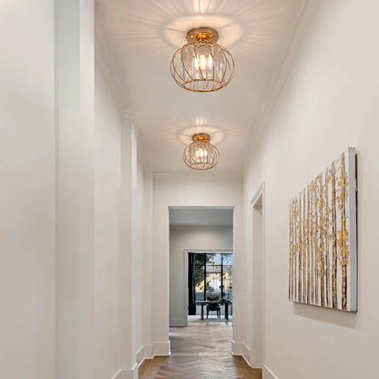 DecorBites™ Crystal Chandelier Lantern Pendant Light Fixture for Modern Home Décor
