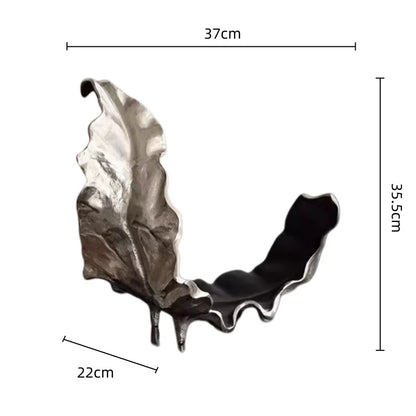 ™ Leaf Tray Resin Bowl: Handcrafted Desktop Storage & Home Decor