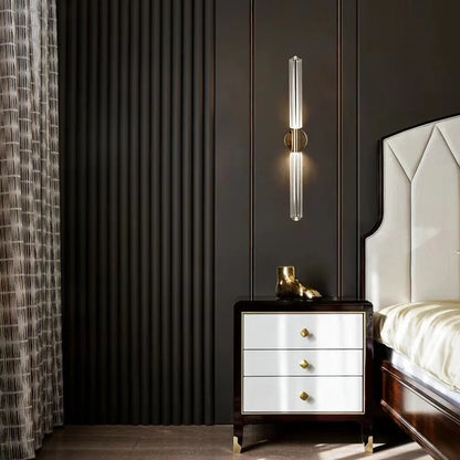 DecorBites™ Glass Tubes Chandelier LED Pendant Lamp for Modern Luxury Lighting