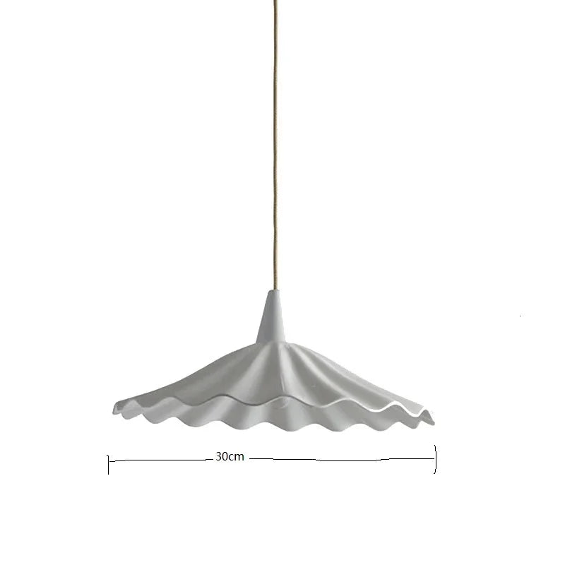 DecorBites™ Copper Ceramic LED Pendant Lamp with Wood Handle for Home Decor