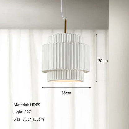 DecorBites™ Cream Wind LED Chandelier: Nordic Minimalist Wabi Sabi Style for Dining Room, Bedroom & Bar