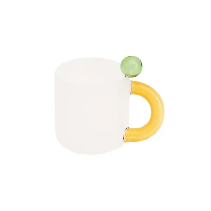 DecorBites™ Colorful Glass Mug Set 350ml