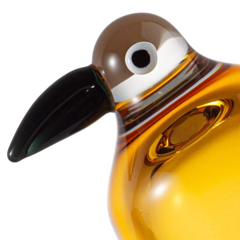 DecorBites™ Abstract Bird Sculpture Transparent Home Decor Figurine
