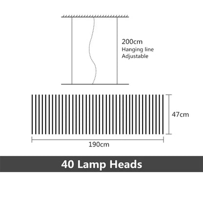 DecorBites™ LED Ceiling Chandelier for Kitchen Island Parlor Dining Room Bar Lighting