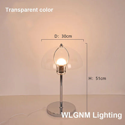 DecorBites™ Bauhaus Mushroom Table Lamp, Modern Acrylic LED Night Light