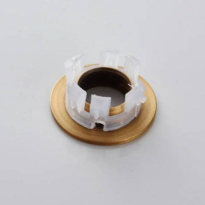 DecorBites™ Brass Sink Overflow Cover Six-foot Ring WF-0567