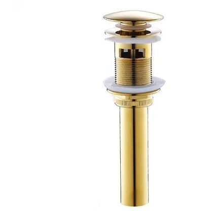 DecorBites™ Gold Brass Basin Faucet Cold Hot Water Mixer Sink Tap Deck Mount