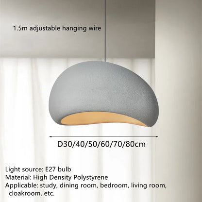 DecorBites™ Handmade Wabi Sabi LED Chandelier Modern Bedroom Lighting Pendant Lamp