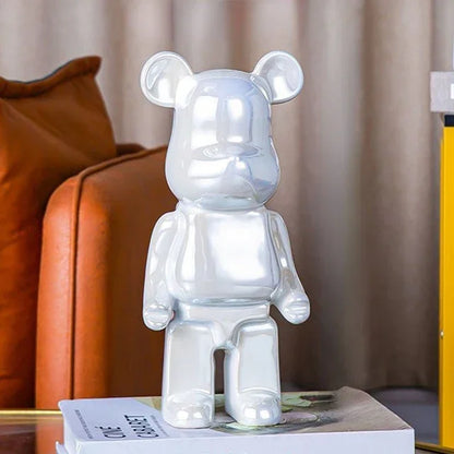 DecorBites™ Bear TV Cabinet Sculpture Decor Piggy Bank, Home Decoration Art Statue