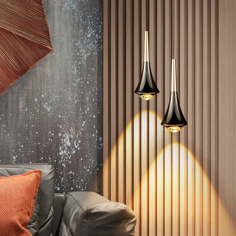 DecorBites™ Contemporary Horn Chandelier: Restaurant & Living Room Ceiling Pendant Lighting