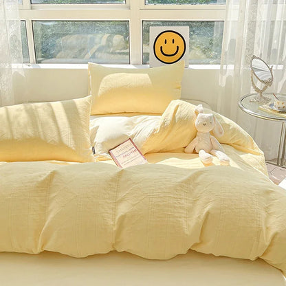 DecorBites™ Cotton Three-Layer 3Pcs Bedding Set - Soft, Breathable, and Comfortable