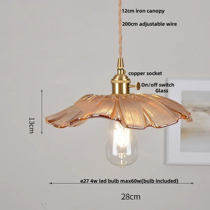 DecorBites™ Clear Glass LED Pendant Light: Modern Nordic Style for Home Decor & Lighting