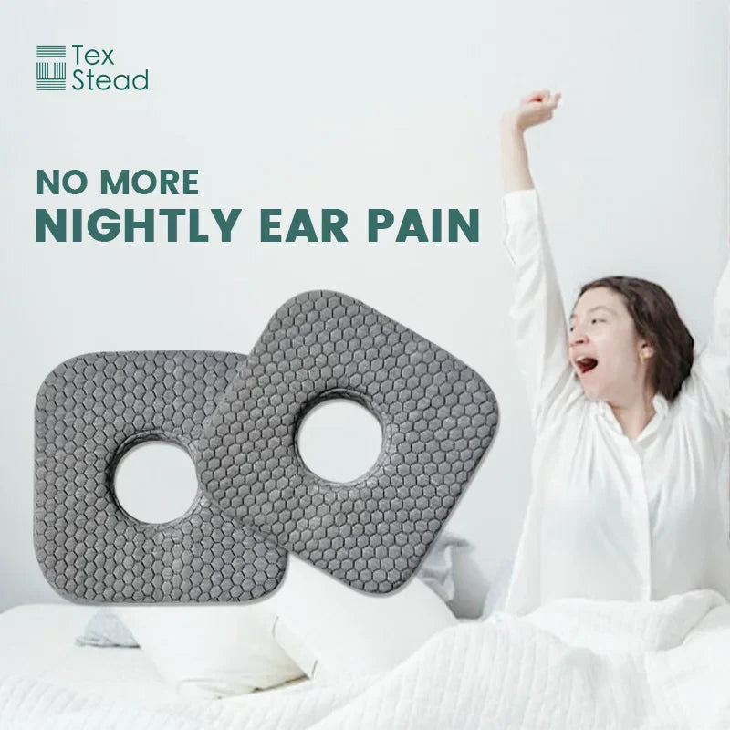 DecorBites™ Comfort Side Sleeper Pillow with Ear Hole for CNH