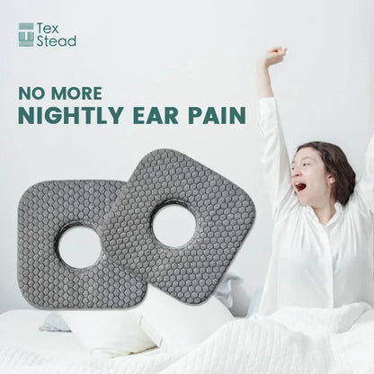 DecorBites™ Comfort Side Sleeper Pillow with Ear Hole for CNH