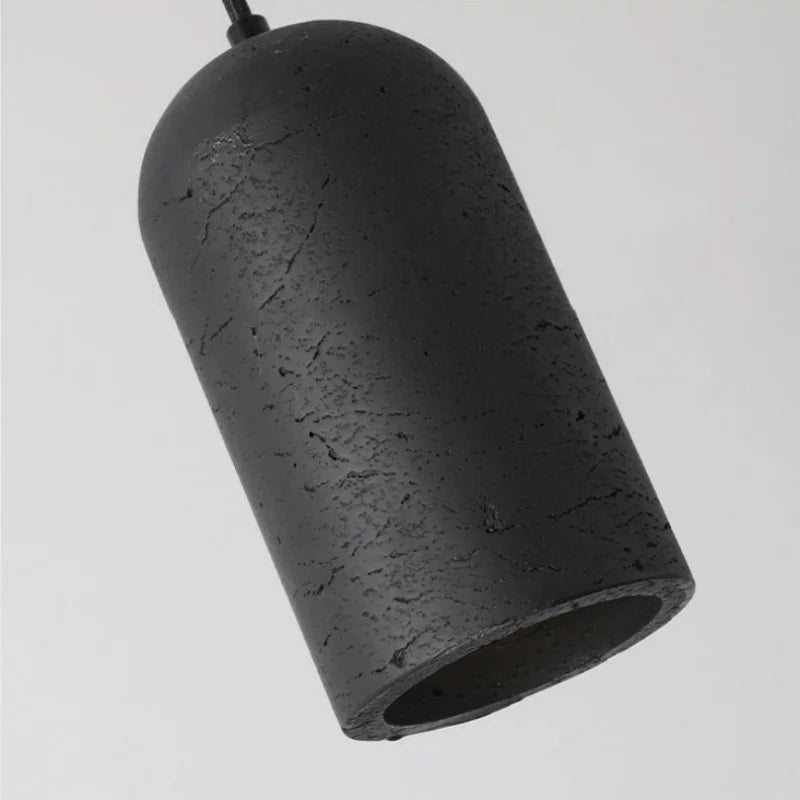 DecorBites™ Black Travertine LED Pendant Lamp for Modern Interior Lighting