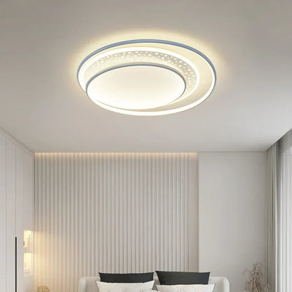 DecorBites™ Gold Gray LED Chandelier: Creativity Combo Round Star Lamps