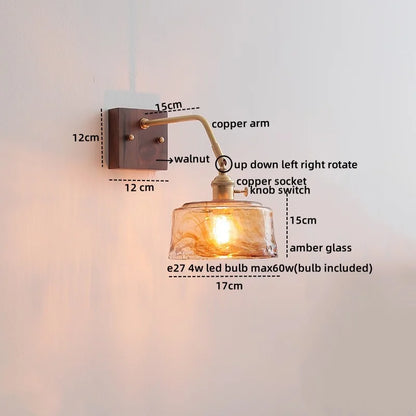 DecorBites™ LED Wall Sconce Pull Chain Switch Modern Style Light Fixtures