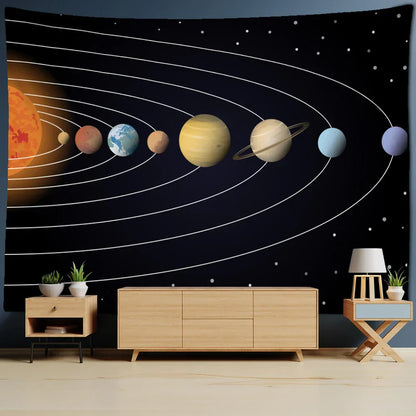 DecorBites™ Astronaut Moon Tapestry Wall Hanging - Boho Hippie Living Room Decor