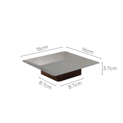 DecorBites™ Acacia Wooden Fruit Bowl Tray for Living Room Coffee Table Décor