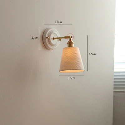 DecorBites™ Copper Arm LED Wall Sconce for Bedroom Bathroom Mirror Stair Light