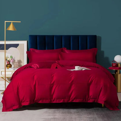 DecorBites™ 1000TC Egyptian Cotton Luxury Hotel Bedding Set: Duvet Cover, Sheet Set, Pillowcases