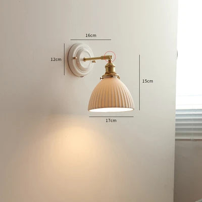 DecorBites™ Copper Arm LED Wall Sconce for Bedroom Bathroom Mirror Stair Light