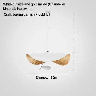 ™ LED Flying Saucer Chandelier - Modern Ceiling Light for Living Room & Bar