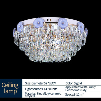 DecorBites™ Crystal Candle Chandelier for Living Room, Bedroom, and Dining Room