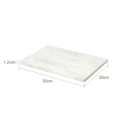 DecorBites™ Beige Travertine Marble Bathroom Set - Soap Dispenser Toothbrush Holder Tissue Box